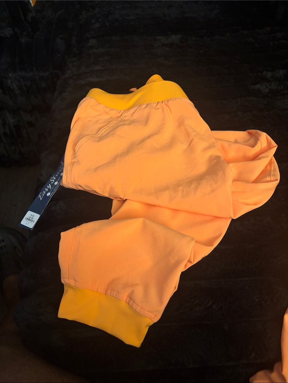 New with Tags!! Light Orange Hooded Scrub Set! - Picture 5 of 8